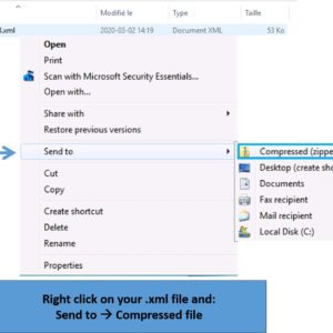 Instructions to export your CCV 4 cccv etape5 en