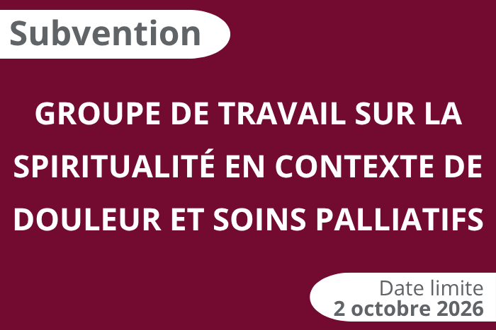 Pour les chercheurs 3 groupe de travail spiritualite